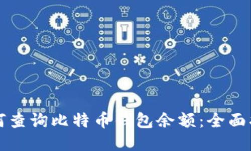 如何查询比特币钱包余额：全面指南
